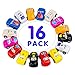 Filled Easter Eggs, 16 PCS Colorful 2.5 Inches Easter Eggs Toy Filled with Mini Pull Back and Let Go Fast Racing Car, Great Easter Hunt Party Bag Stuffer, Giveaways - Cool And Fun Surprise Easter Eggs