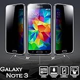 Josi Minea® Privacy Tempered Glass LCD Anti-Spy Screen Protector Film Screen Guard Cover Shield for Samsung Galaxy Note 3 / Note III / N9000