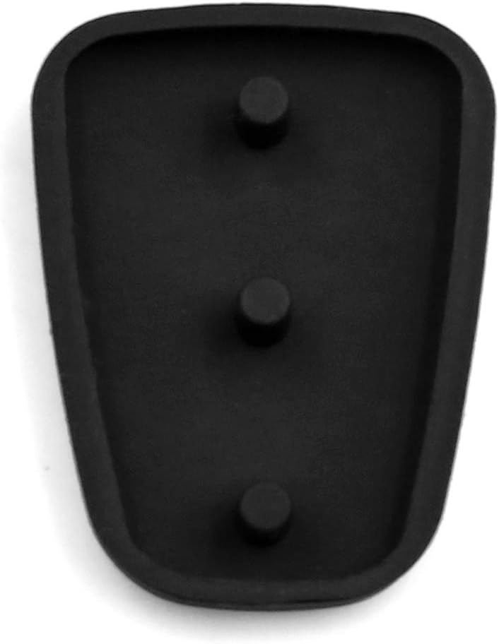 sourcing map 3 Buttons Car Remote Fob Case Insert Rubber Pad Keypad for Hyundai, Black, 33x24x5mm / 1.30"x0.94"x0.20"(L*W*H) - Image 4