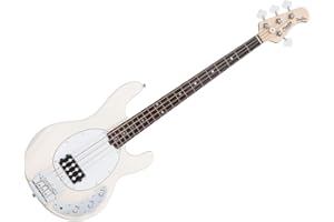 Sterling by Music Man StingRay Ray4 Bass Guitar in Vintage Cream
