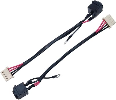 Fleshy Leaf DC Power Jack Harness Cable for Sony Vaio PCG-71811L PCG-71911L