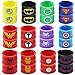USA WOLF Superhero Slap Bracelet,Boys & Girls Birthday Party Favors and Party Supplies, Superhero Slap Bracelet for Kids School Classroom Rewards, Absolutely Favorite Novelty Toy (24 pcs)