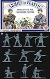 American Civil War Confederate Infantry (20) 1-32 Armies in Plastic