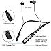 Bluetooth Headphones, Bluetooth V4.1 Wireless Stereo In-ear Magnetic Bluetooth Headset Earbuds(Noise Cancellation, IPX4 Sweatproof, 10 Hours Playtime)with Built in Mic and Flexible Neckband