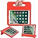 AVAWO Kids Case for iPad 9.7 2017/2018 & iPad Air 2 with Built-in Screen Protector - Light Weight Shock Proof Convertible Handle Stand Friendly Kids Cover for 9.7 iPad 5th & 6th Gen, Red