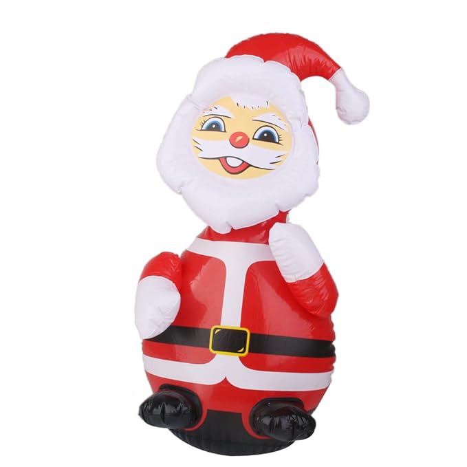 Inflatable Blow Up Santa Claus Toy Christmas Decoration 62cm Amazon.co