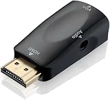 Generic HDMI to VGA Adapter 1080p Gold Audio Jack Cable for Monitor Laptop view 8
