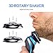 Hatteker 2 in 1 Electric Razor for Men Rotary Shaver Waterproof Nose Hair Trimmer Cordless with USB Rechargeable Wet and Dry Birthday Gifts Anniversary Gifts Fathers Day Gifts