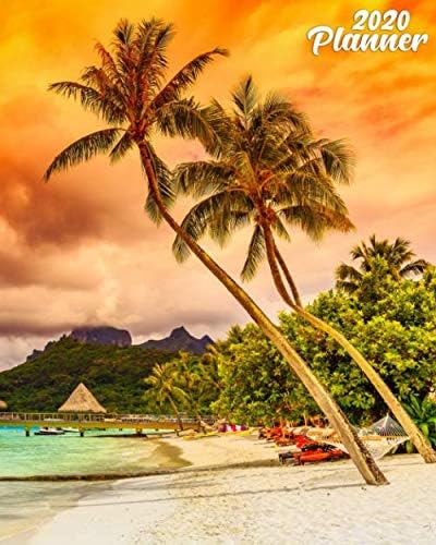 2020 Planner: Pretty Daily & Weekly 2020 Planner, Organizer & Schedule Agenda with U.S. Holidays, Inspirational Quotes, To-Do’s, Vision Boards & Notes ... Otemanu Mountain, Bora Bora, French Polynesia Paperback – December 4, 2019
