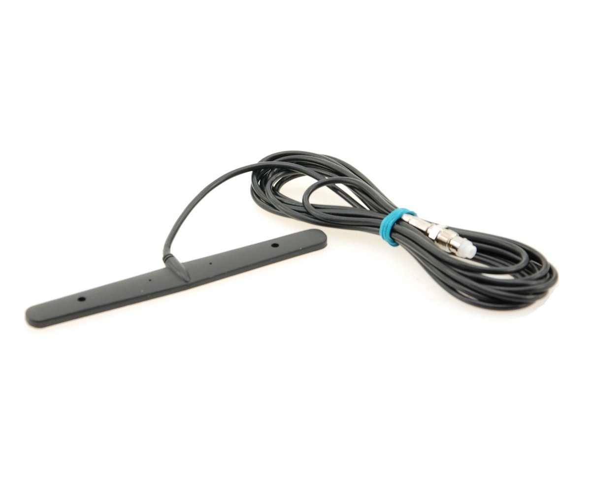 Alda PQ Antenna for glass mounting for 4G (LTE), 3G (UMTS), Wifi and Bluetooth, 2G (GSM), with FME/F plug and 2.5m (2.73 yd) cable 2.14 dBi gain