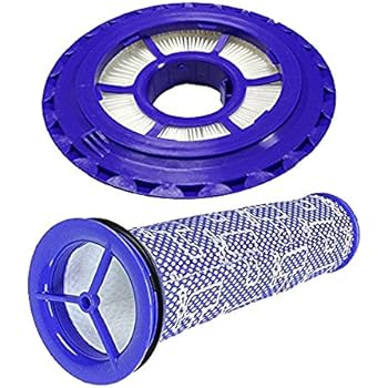 Amyehouse Hepa Post Filter & Pre Filter Replacement for Dyson DC41, DC65, DC66 Animal, Multi Floor and Ball Vacuums. Replaces Part # 920769-01 & 920640-01