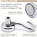 Heavy Duty Magnetic Hooks, Strong Neodymium Magnet Hook for Home, Kitchen, Workplace, Office and Garage, Hold up to 40 pounds
