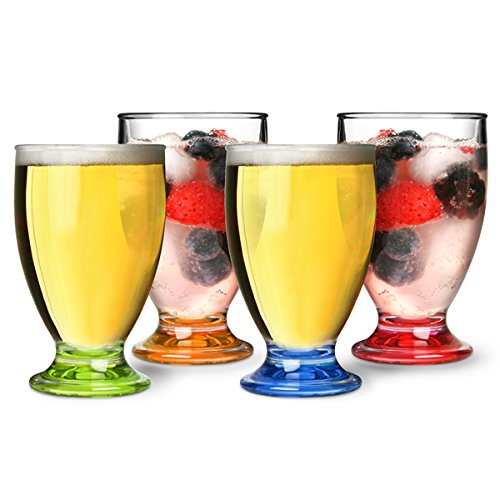 Flamefield Party Bella Acrylic Wine Goblets Pack of 4 Amazon.co.uk