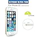 Supone 9H Hardness HD Tempered Glass Screen Protector for iPhone 5 / 5c / 5S / SE - Clear (Pack of 2)