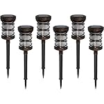 Malibu 6 Pack Pathway Lights Solar LED Landscape Lighting