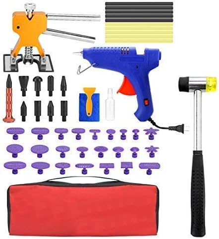 ペイントレス へこみ除去キット 修理リムーバーツール 50ピース 車のへこみプラーキット 小さな