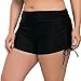 maysoul Women Plus Size Swim Shorts Side Tie Board Shorts Ruched Swimsuit Bottom
