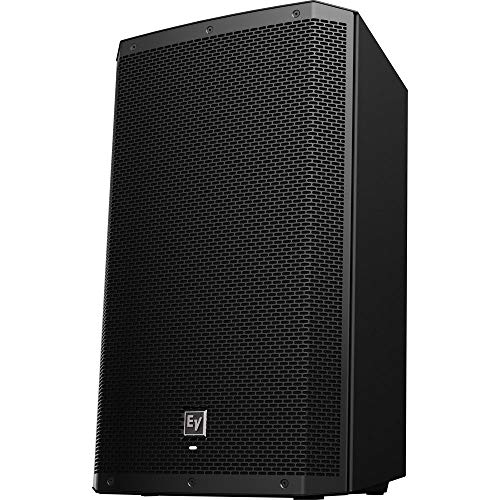 Electro-Voice ZLX-15BT 15" 2-Way 1000W Bluetooth Powered Loudspeaker (Pair) with 2x Steel Speaker Stand, Stand Bag 51" and 2x XLR Cable Bundle