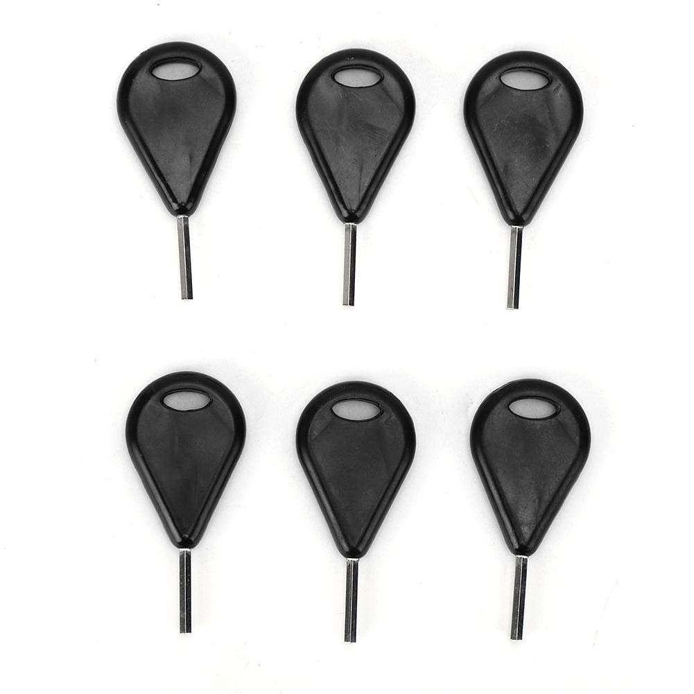Keenso Surfboard Fin Key, 3 Colors Fin key 6 Pcs/Pack Surfboard Fin Hex Key Surf Fin Key Surfboard Accessories(Black) boating boating boating