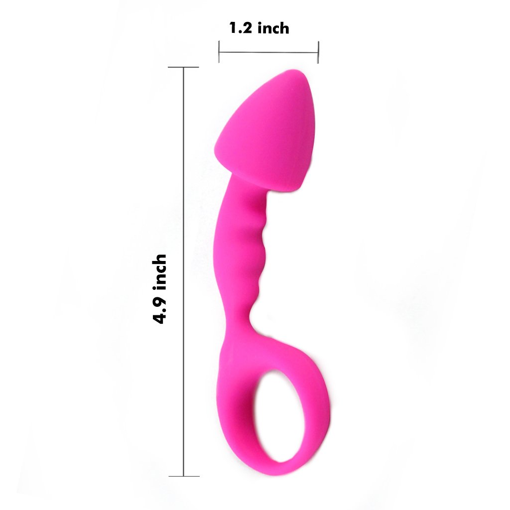 Butt Plug Prostate Stimulator with Large Mushroom Shaped Head for Extra Anal Sexual Pleasure