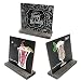 5 X 6 Inch Mini Tabletop Chalkboard Signs with Vintage Style Wood Base Stands, Set of 3