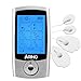 ARINO TENS Unit Muscle Stimulator Electronic Pulse Massager Pain Relief Machine Massager Rechargeable Impulse Massager With 16 Modes 4 Pads