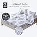 Agedate 4 Piece Brushed Microfiber Bed Sheets Set, Deep Pocket Bed Sheets Queen, Hypoallergenic, Easy to care, Fade, Stain and Wrinkle Resistant, Queen Size, White and Black Paisley Patterned