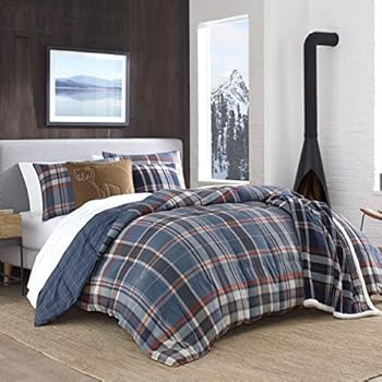 Amazon Com Woolrich Comforter Set Queen Hadley Plaid Multi