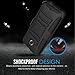 Nexus 6 Case - MoKo Shock Absorption Scratchproof Full Body Rugged Cover Holster Belt Clip Kickstand Protective Case for Google Nexus 6 (2014), BLACK