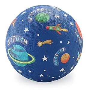 Crocodile Creek – Solar System Rubber Playground Ball – Ships Inflated, PVC-Free, Durable Design for Outdoor Games, 4…