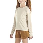Carhartt Kid's CA7033 Force Sun Defender™ Long Sleeve T-Shirt - Girls - Small (8) - Malt