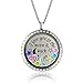 A Touch of Dazzle I Love You To The Moon And Back Necklace Father Daughter Necklace Mom And Daughter Necklace 30mm Floating Locket Charm Necklace Set