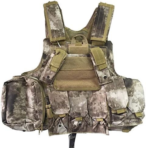 Airsoft Tactical Vest Military Tan Camouflage Combat Protection Safety Vest