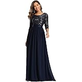 Ever-Pretty Women's Round Neck Sequin Maxi Dress Long Evening Dress 0683