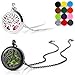 RoyAroma 2PCS 25MM Cloud & Mini Tree of Life Aromatherapy Essential Oil Diffuser Necklace Two Patterns Pendant Locket Jewelry,23.6
