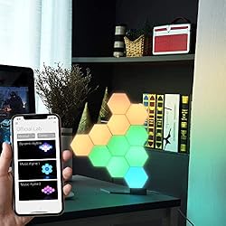 Yescom APP Control Hexagon LED Lights 10 Pack WiFi