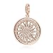 You Are My Sun Rose Gold Sterling Silver Famliy Charm Pendant for Bracelets,Valentine's Day Gifts