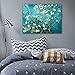 Wieco Art Huge Gallery Wrapped Giclee Canvas Print by Classic Van Gogh Reproductions, Almond Blossom Modern Canvas Wall Art Ready to Hang for Living Room Bedroom Home Office Decorations