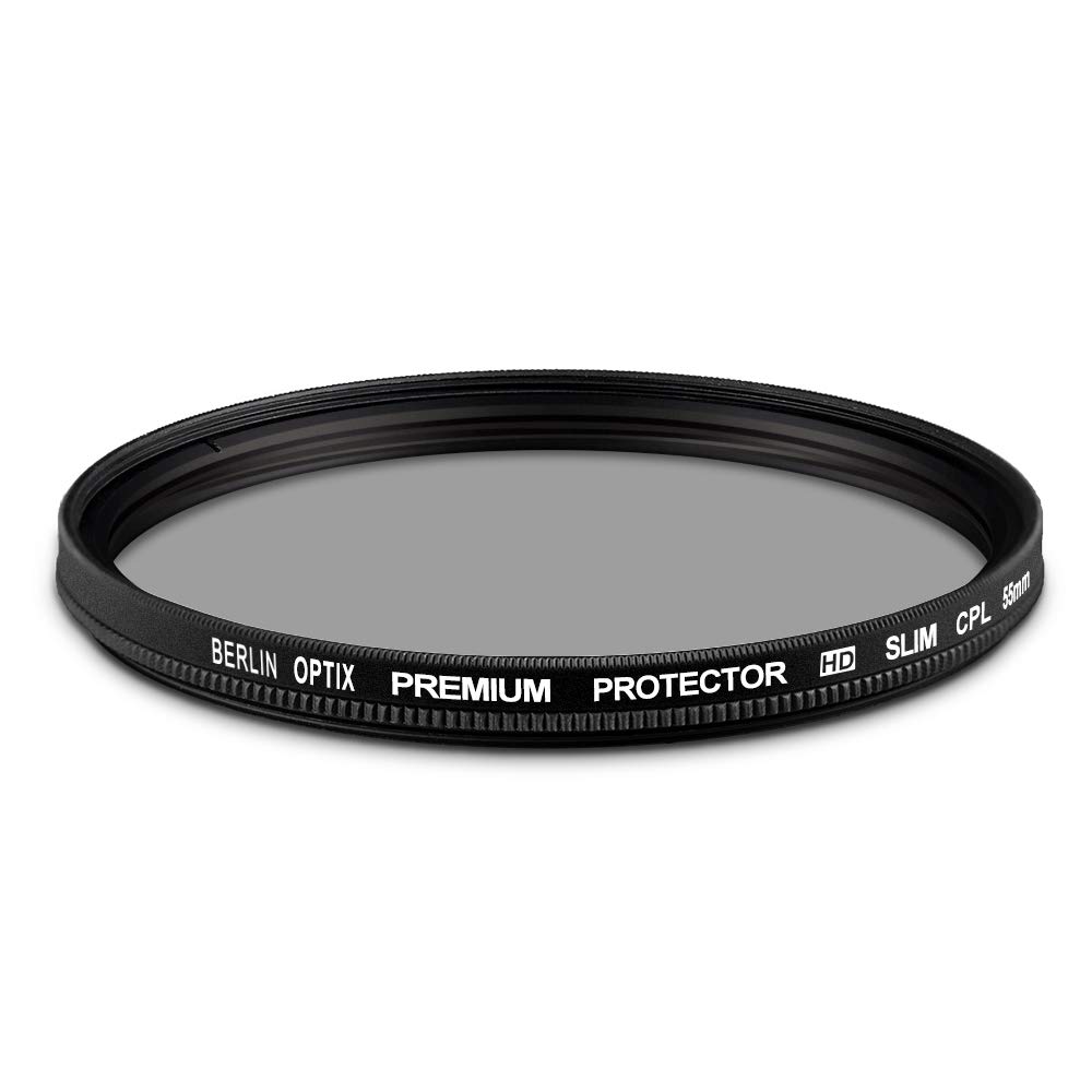 Filtre Polarisant CPL Berlin Optix 40,5-82mm - Anti Reflets & Meilleures Couleurs
