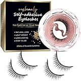 Reusable Self-Adhesive Eyelashes No Eyeliner or