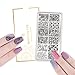 Born Pretty 5Pcs Nail Art Stamping Plates Set Valentine's Day Theme Love Couple Rose Flower Heart manicuring Image Plates