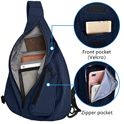OSOCE Sling Bag, Crossbody Shoulder Backpack for Men Travel, Casual