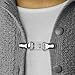 Evelots Holiday Sweater Collar Clips-Shawl/Vest/Blouse/Cardigan-Assorted Styles/Color