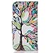 iPhone 7 Plus Case,iPhone 7 Plus Wallet Case,Nakeey iPhone 7 Plus Filp Case,iPhone 7 Green [Tree and Leaf], Wallet Leather Filp Case Cover for iPhone 7 Plus