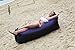 TEROMAS Inflatable Lounger Chair with Portable Carry Bag for Various uses (Purple Sofa)