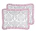Sweet Jojo Designs Skylar Turquoise Blue, Pink Polka Dot and Gray Damask 3 Piece Girls Full/Queen Bedding Set
