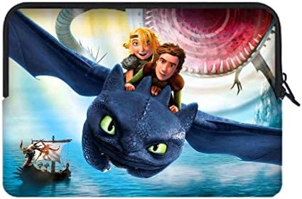 JIUDUIDODO Neoprene Custom How to Train Your Dragon Portable Macbook Air Bag Sleeve for Macbook Air 11" (Twin Sides)
