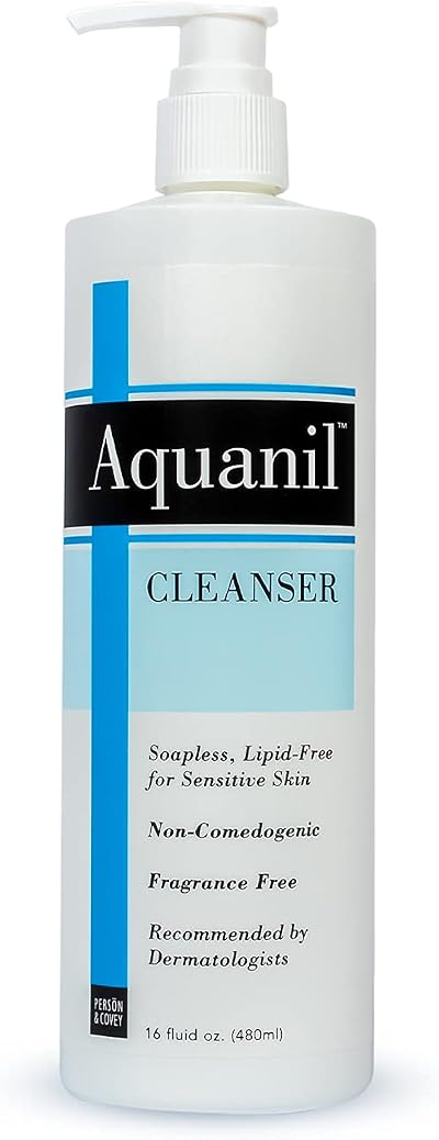 Aquanil Cleanser for Sensitive Skin 16 Fl Oz Non-Comedogenic Hypoallergenic