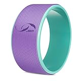 JBM Yoga Wheel for Stretching and Improving Backbends, Bridge Pose, Dharma Yoga Wheel Pose (12'' x 5'') , Relax Yoga Poses, Relieves Stress, Stretch and Open the Chest, Shoulders, Back, Hips and Spine