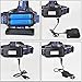 5000 Lumen Headlight WEKSI 3 LED 4 Mode Headlamp Flashlight Torch CREE XM-L2 T6 Helmet Light with Rechargeable Batteries and Wall Charger for Running Hiking Camping Riding Fishing Hunting